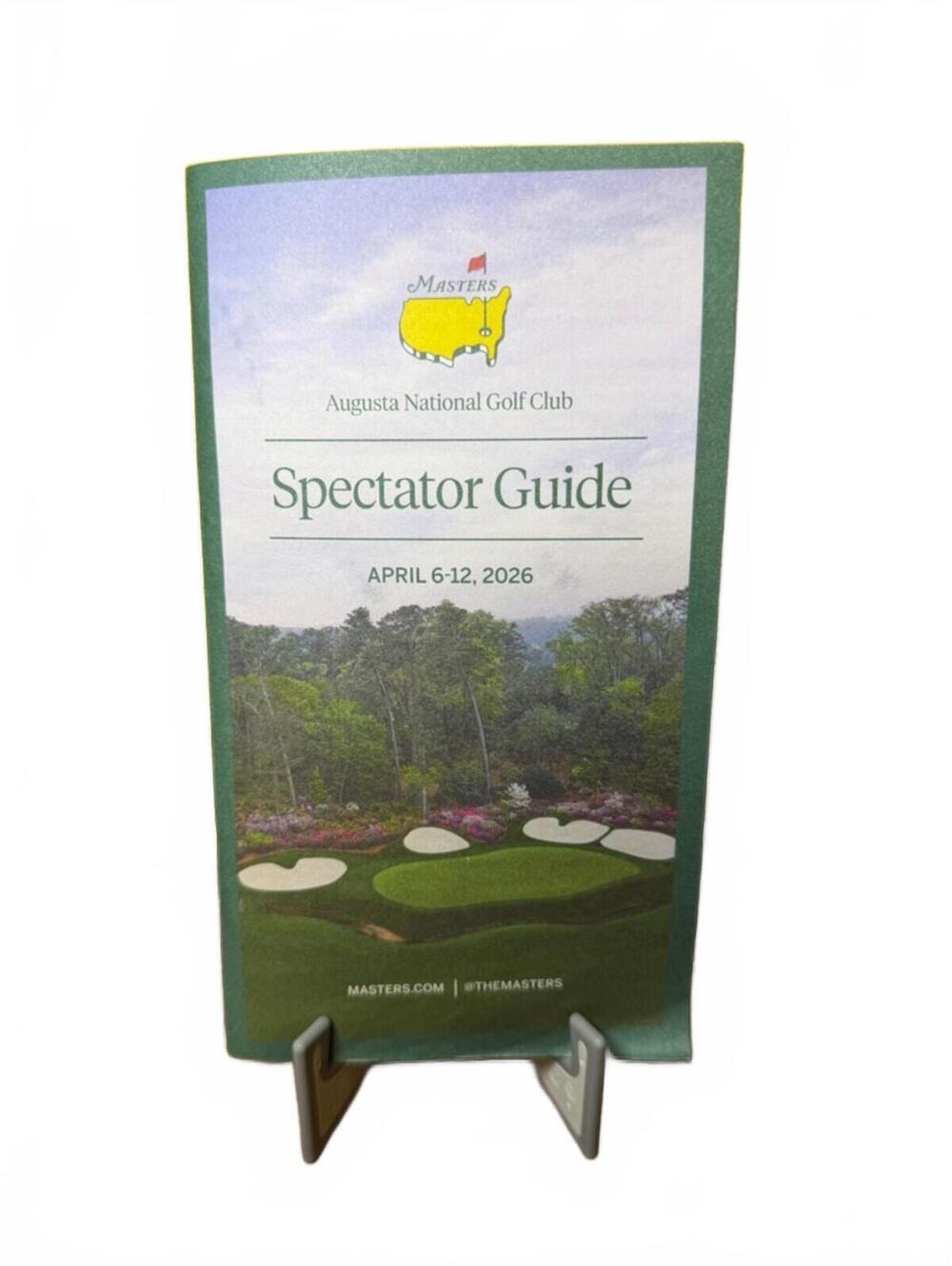 Authentic 2026 Masters Tournament Spectator Guide